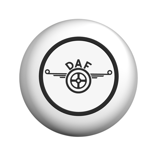 Capot blanc logo Daf noir