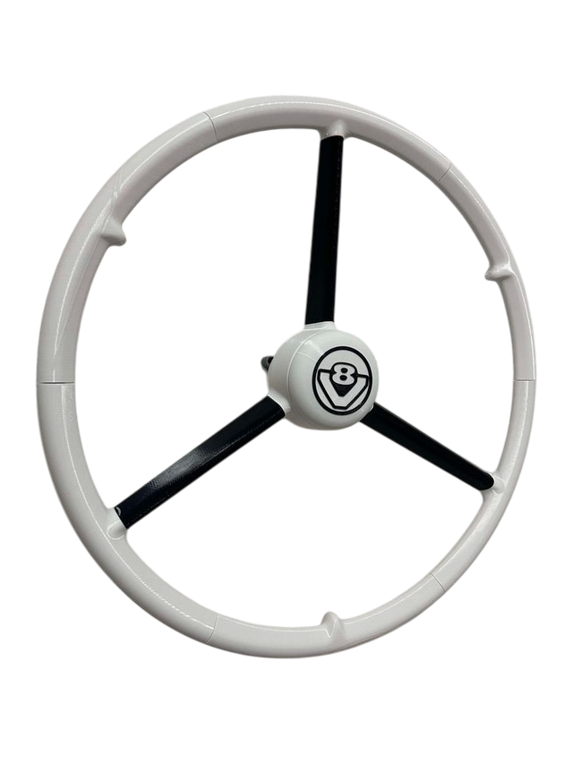 Volant 3 branches - Scania Bi Color - Noir et Blanc